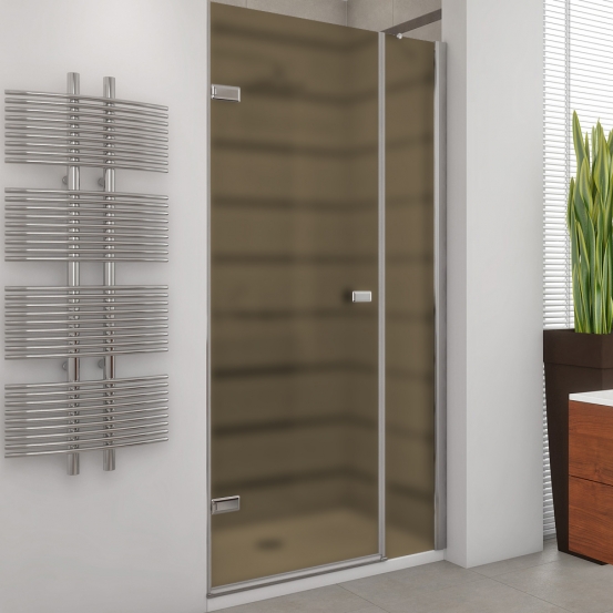 TREND DOOR GK-862BP хром блестящий стекло бронзовое матовое