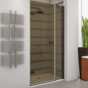 TREND DOOR GK-862BP черный матовый стекло бронзовое матовое
