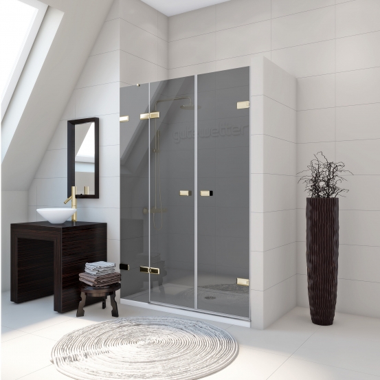 TREND DOOR GK-863A золотой металлик стекло графитовое