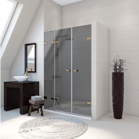 TREND DOOR GK-863A бронзовый стекло графитовое матовое