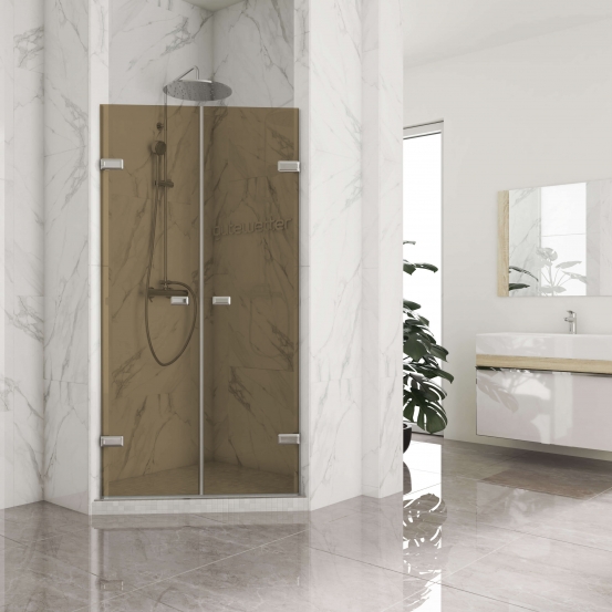 TREND DOOR GK-862G135 хром блестящий стекло бронзовое