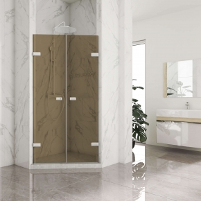 TREND DOOR GK-862G135 белый матовый стекло бронзовое