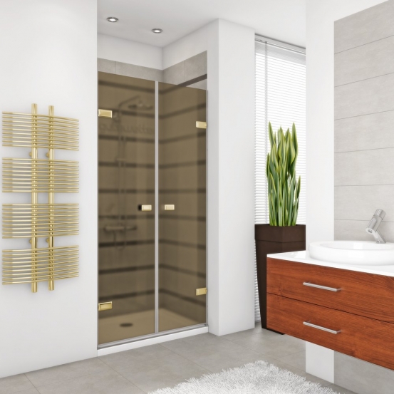 TREND DOOR GK-862 золотой металлик стекло бронзовое матовое