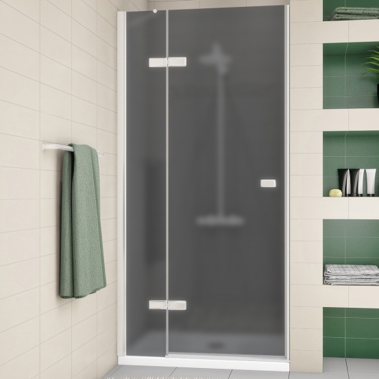 TREND DOOR GK-862AP белый матовый стекло графитовое матовое