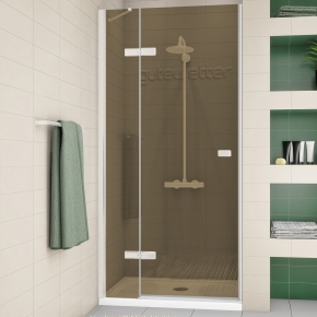 TREND DOOR GK-862AP белый матовый стекло бронзовое