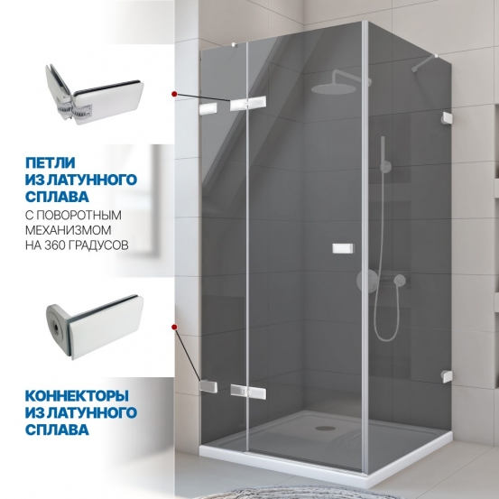 Инфографика 3 TREND SQUARE GK-863 белый матовый стекло графитовое толщина 8_6