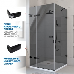 Инфографика 3 TREND SQUARE GK-863 черный матовый стекло графитовое толщина 8_8