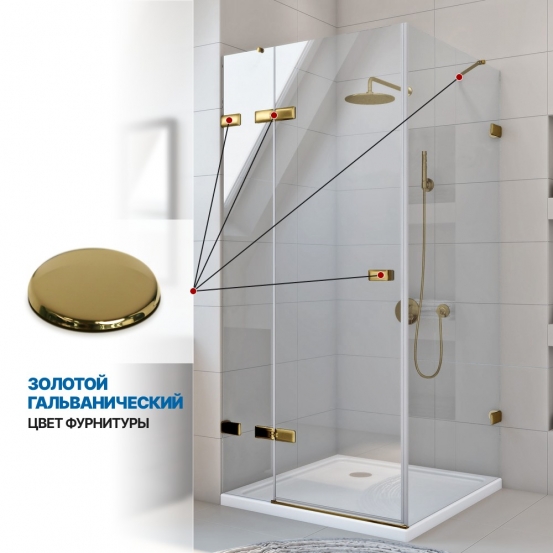 Инфографика 4 TREND SQUARE GK-863 золотой гальванический стекло выбеленное толщина 8_6