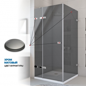 Инфографика 4 TREND SQUARE GK-863 хром матовый стекло графитовое толщина 8_8