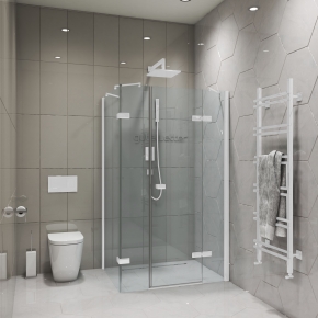 TREND RECTAN GK-864B1P белый матовый стекло выбеленное