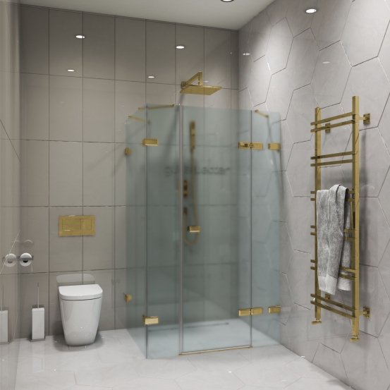 TREND RECTAN GK-864B1 золотой металлик стекло матовое
