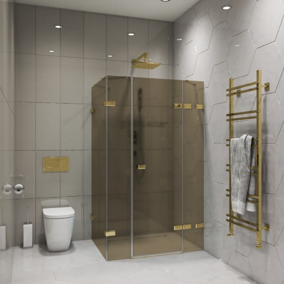 TREND RECTAN GK-864B1 золотой металлик стекло бронзовое матовое