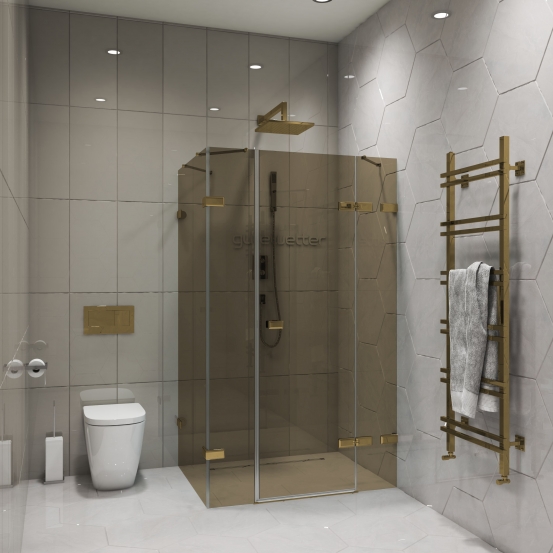 TREND RECTAN GK-864B1 золотой гальванический стекло бронзовое