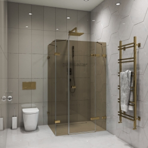 TREND RECTAN GK-864B1 золотой гальванический стекло бронзовое
