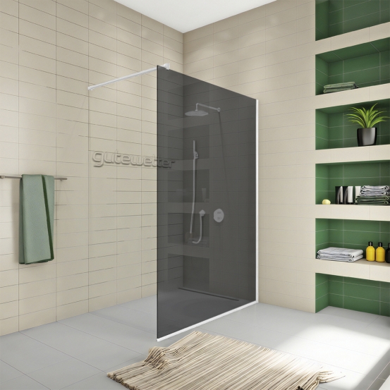 WALK-IN P008STB белый матовый стекло графитовое