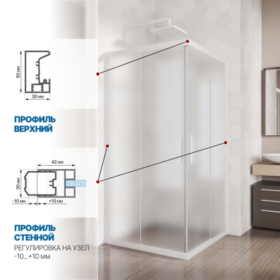 Инфографика 3 KÜBELE DE019SC белый матовый стекло матовое