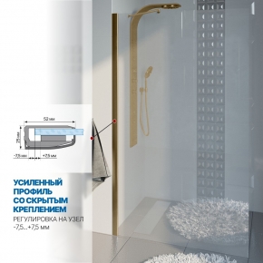 Инфографика 3 LUX DOOR GK-601N бронзовый стекло бесцветное