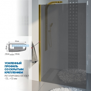Инфографика 3 LUX DOOR GK-601N золотой металлик стекло графитовое
