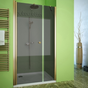 LUX DOOR GK-602B золотой металлик стекло графитовое