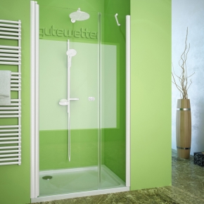 LUX DOOR GK-602B белый матовый стекло бесцветное