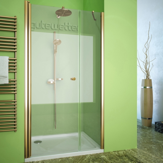 LUX DOOR GK-602B золотой металлик стекло выбеленное