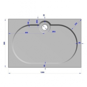 GW Deluxe 120x80x16 Q-Sand #7