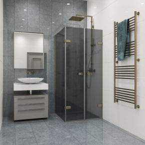 TREND RECTAN GK-863KP бронзовый стекло графитовое матовое