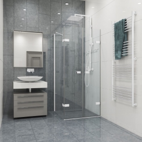 TREND RECTAN GK-863KP белый матовый стекло выбеленное