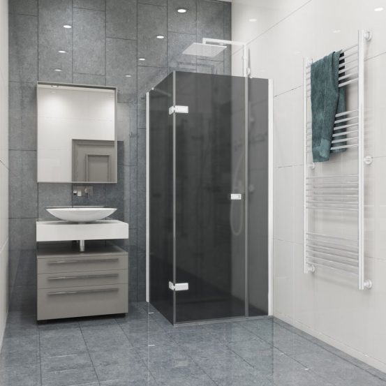 TREND RECTAN GK-863LP белый матовый стекло графитовое матовое