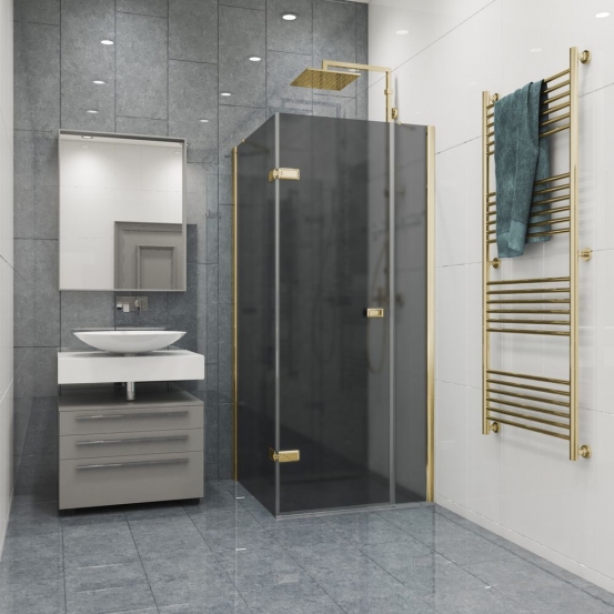 TREND RECTAN GK-863LP золотой металлик стекло графитовое матовое