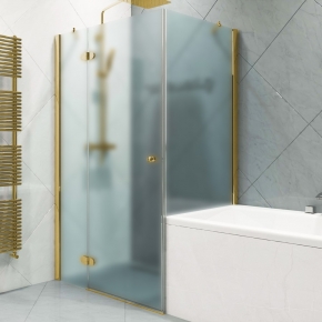 LUX RECTAN GK-003VPP999 золотой металлик стекло матовое левое открывание двери