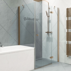 LUX RECTAN GK-003VPP999 бронзовый стекло выбеленное правое открывание двери