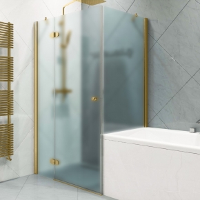 LUX RECTAN GK-003VPP999 золотой гальванический стекло матовое левое открывание двери