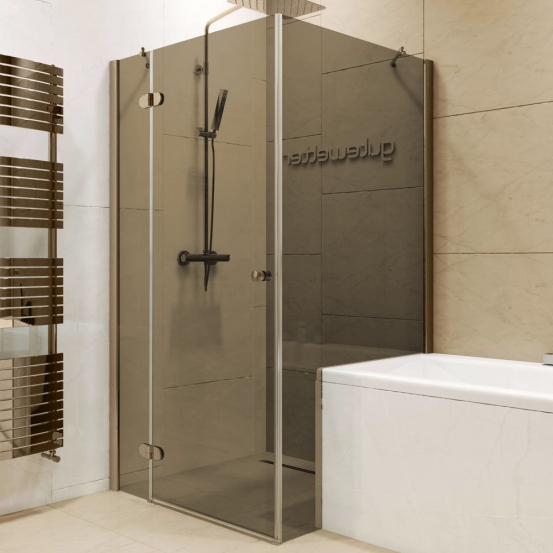 LUX RECTAN GK-003V1PP бронзовый стекло бронзовое левое открывание двери
