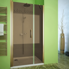 LUX DOOR GK-602B-CH02 золотой металлик стекло бронзовое