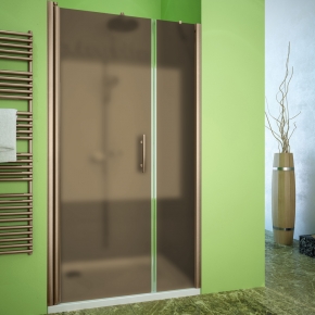 LUX DOOR GK-602B-CH02 бронзовый стекло бронзовое матовое