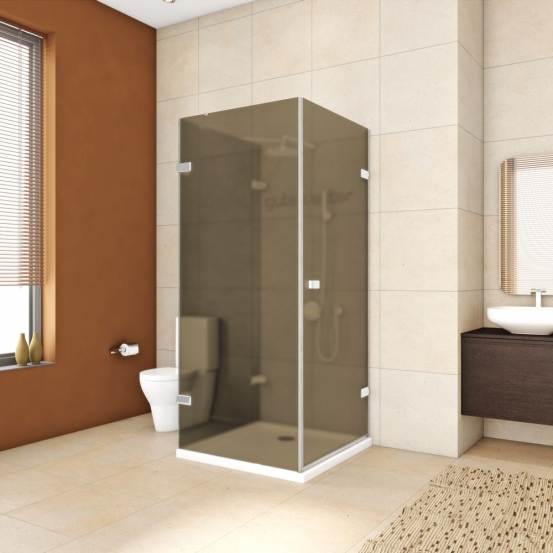 TREND RECTAN GK-863D белый матовый стекло бронзовое матовое