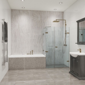 TREND RECTAN GK-863AV бронзовый стекло выбеленное